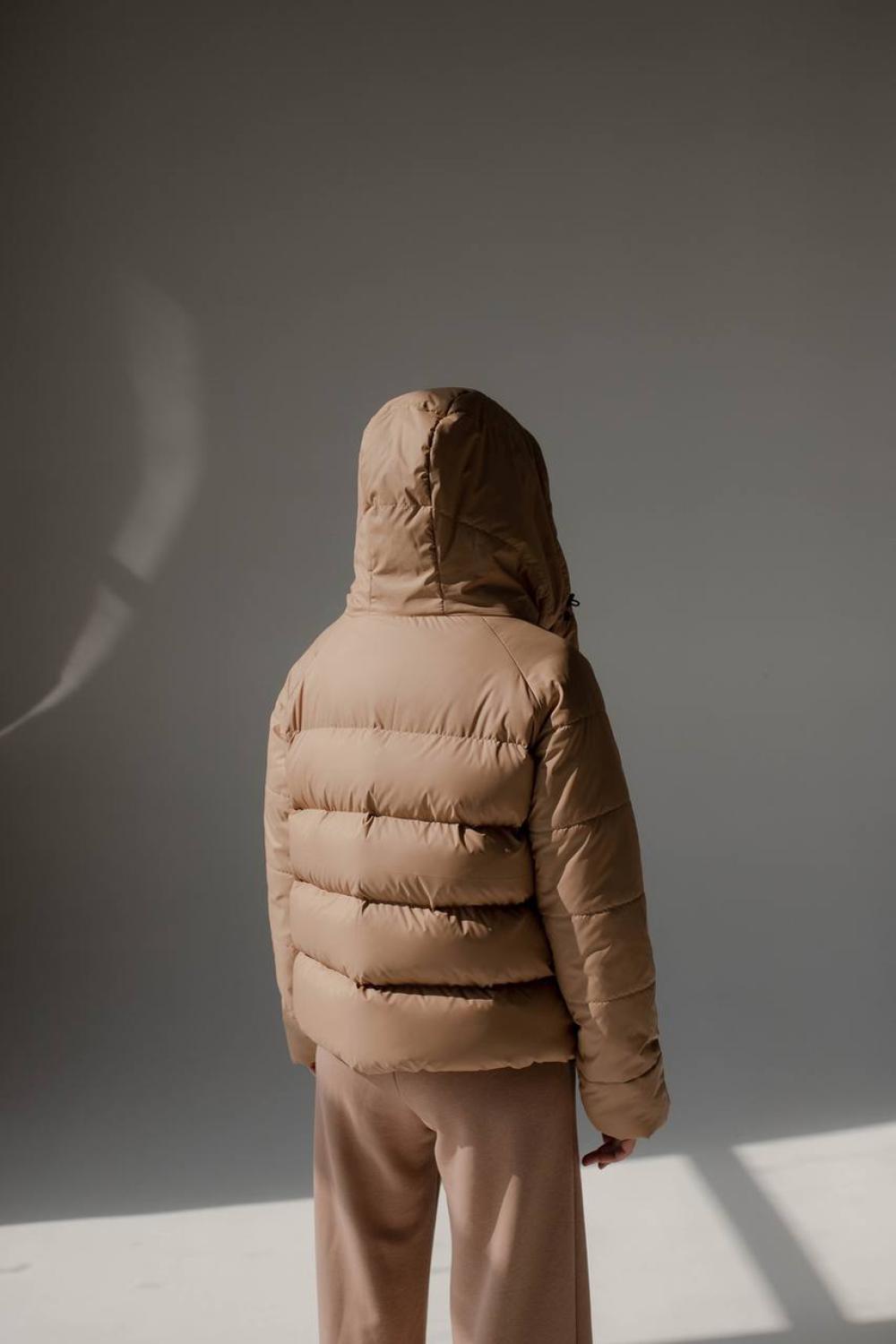 Beige short jacket