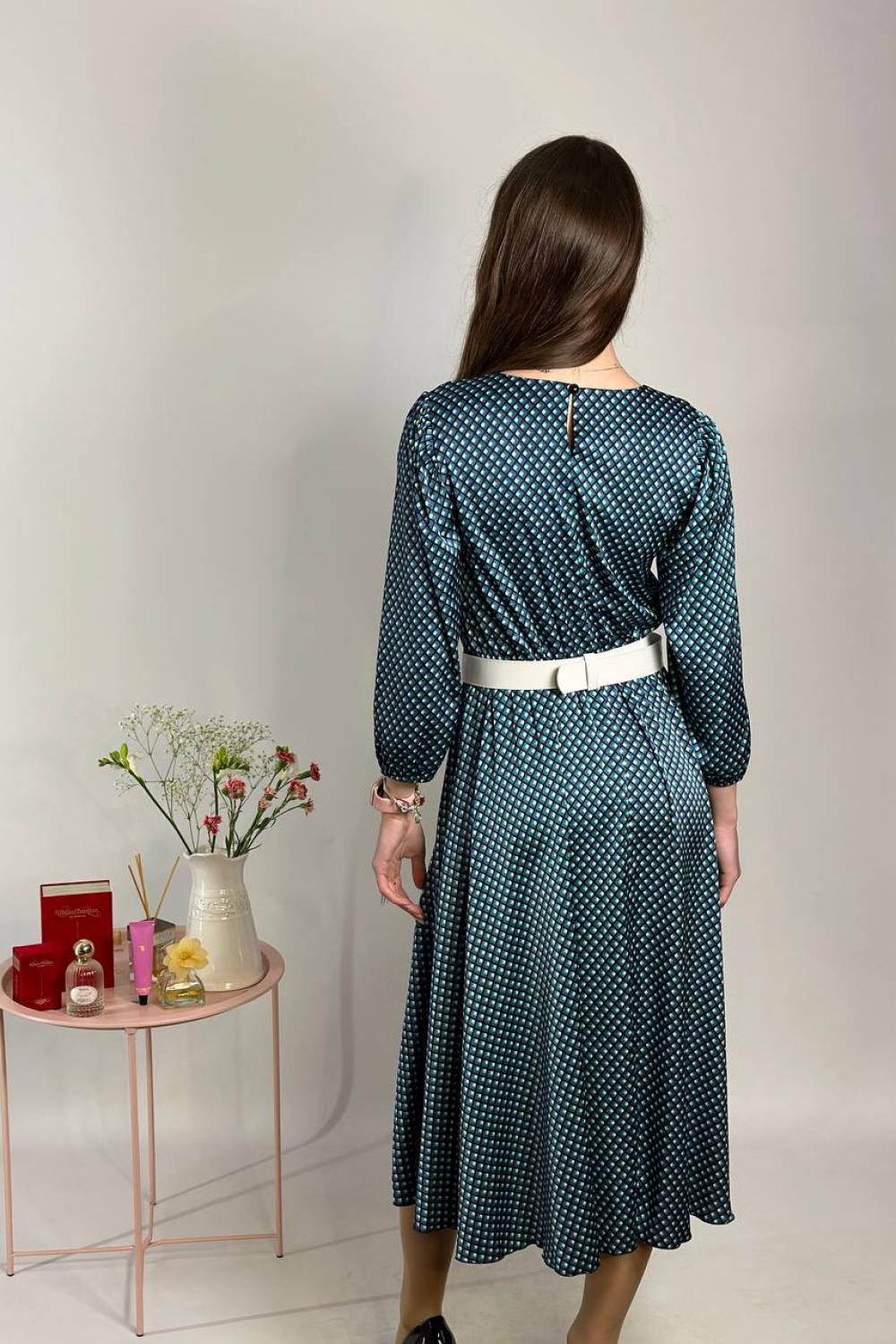 Armani silk dress with belt