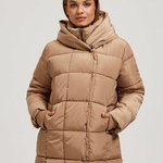 Куртка жіноча тепла бежева Z-KU-4219 MOODO