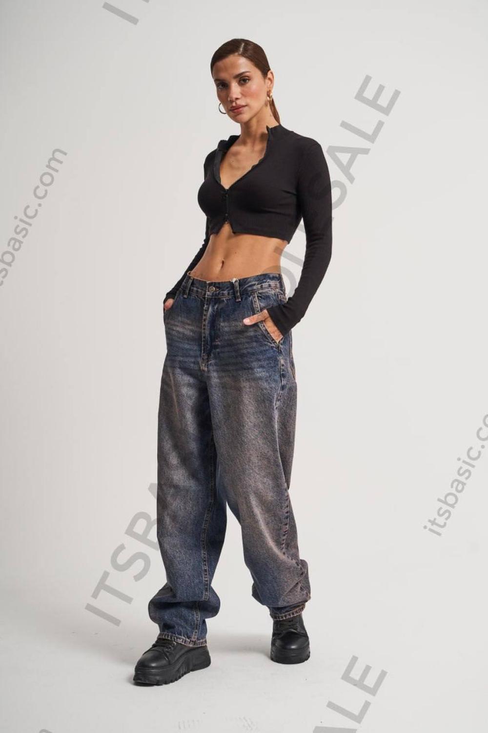 Vintage Pink Skater Jeans