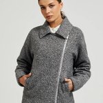 An elegant gray lined jacket
