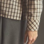 Beige plaid shirt
