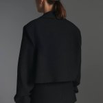 Black crop jacket