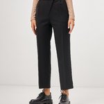 Pants with an asymmetric hem 487 ROY