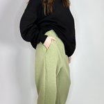 Штани оливкові на флісі KATRINE