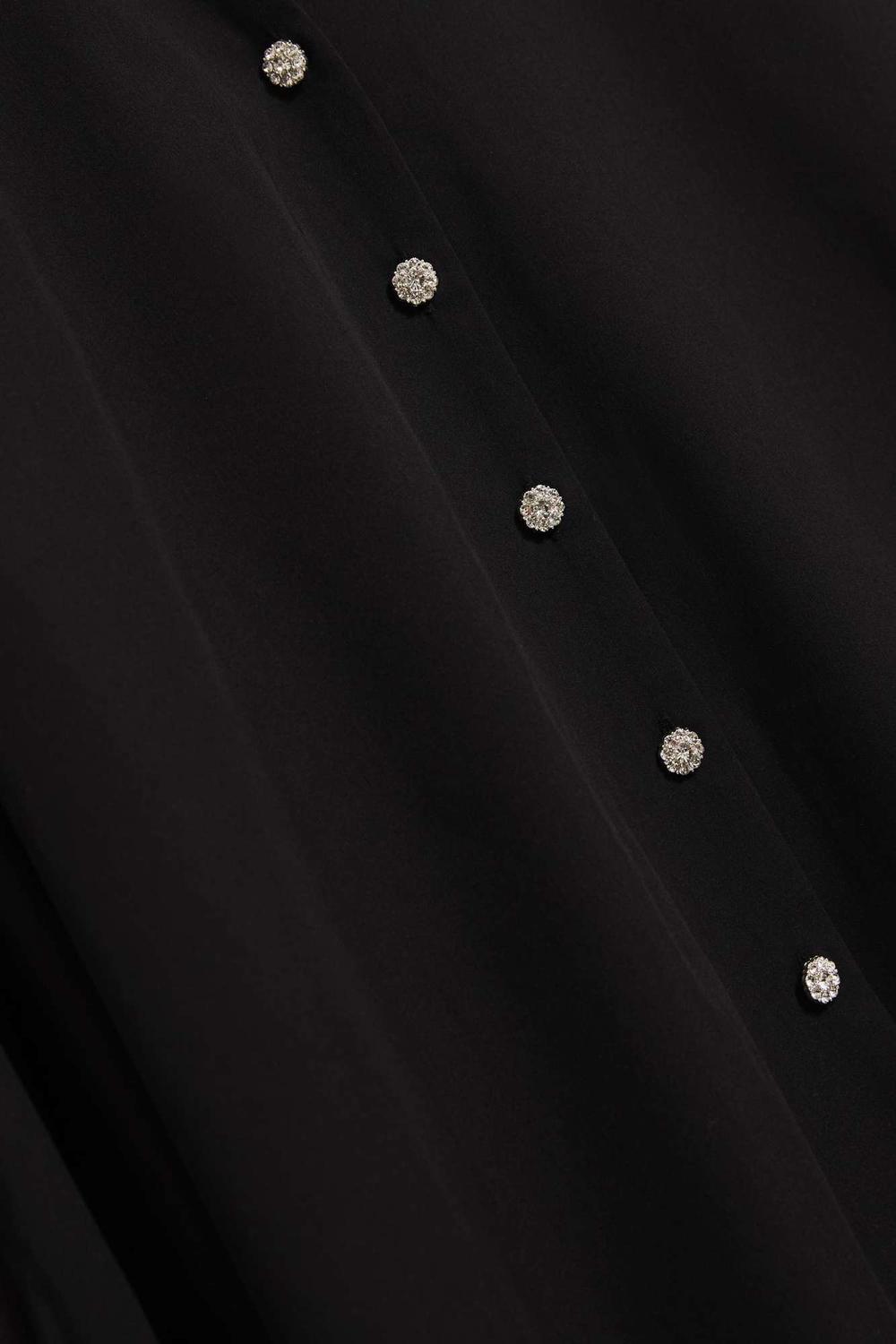 Shirt black free cut Z-KO-4216 MOODO