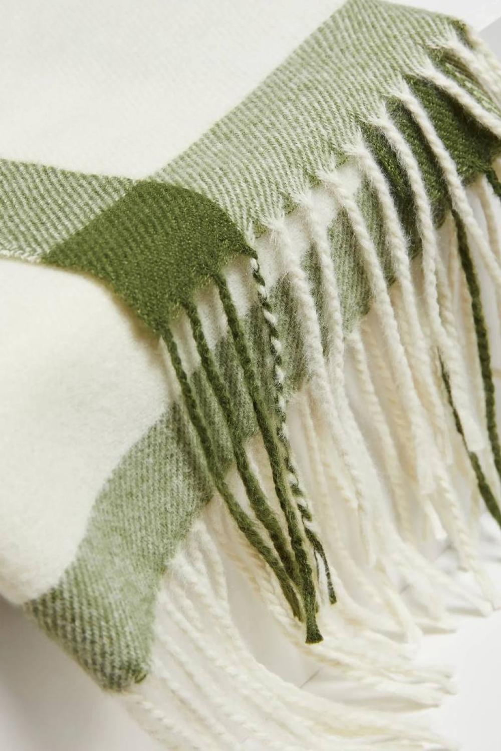 A olive scarf