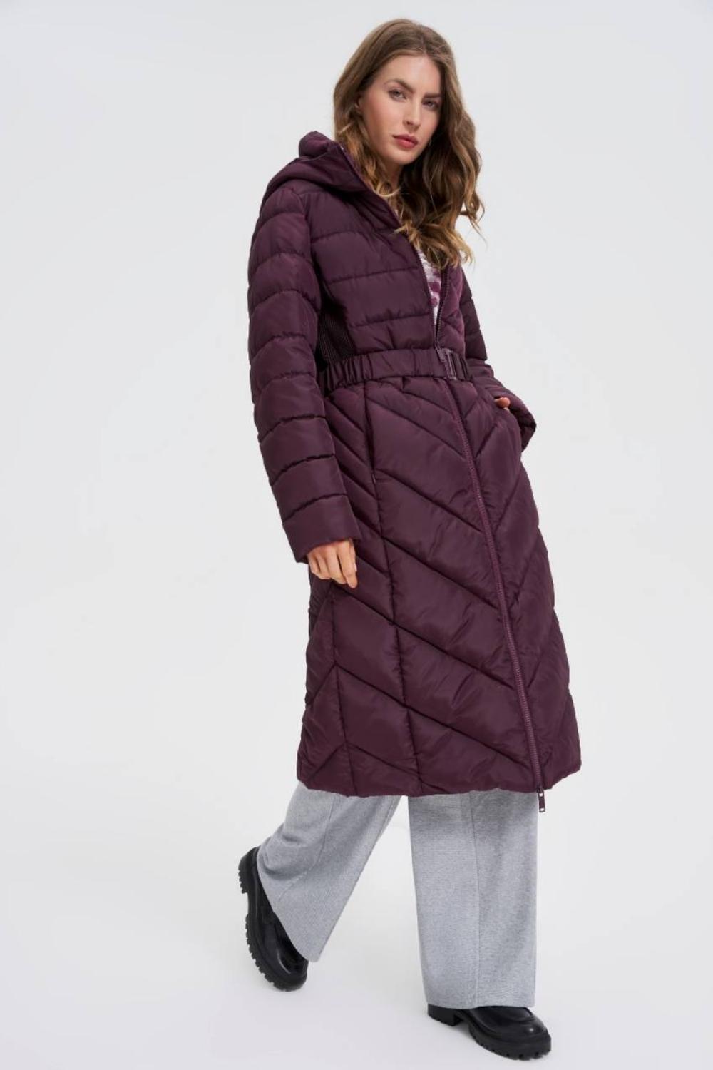 Women's coat burgundy