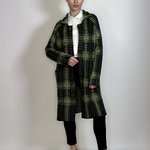 Кардиган в клітинку хакі Marina V 20-464