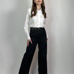 Джинси кльош чорні 9016 KT.MOSS Denim