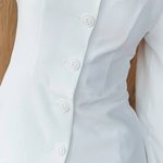 Milk dress with basque