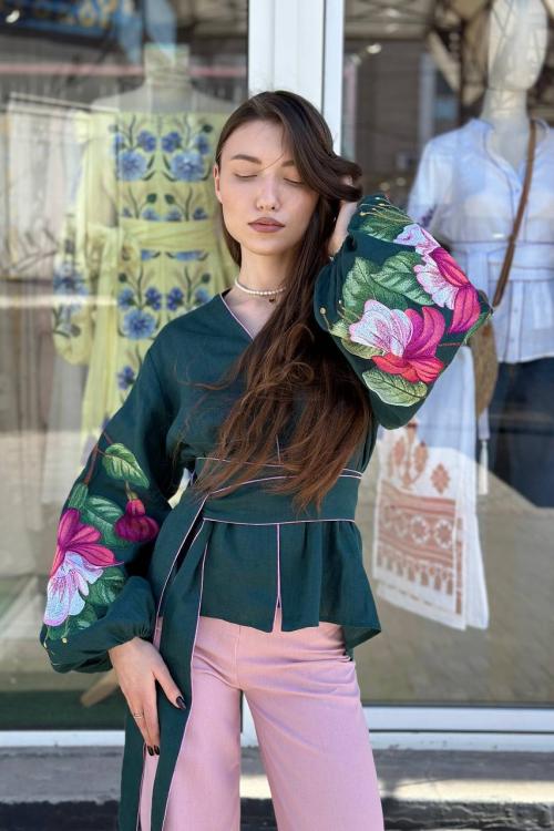 Embroidered Green  EMBROIDERED GEM