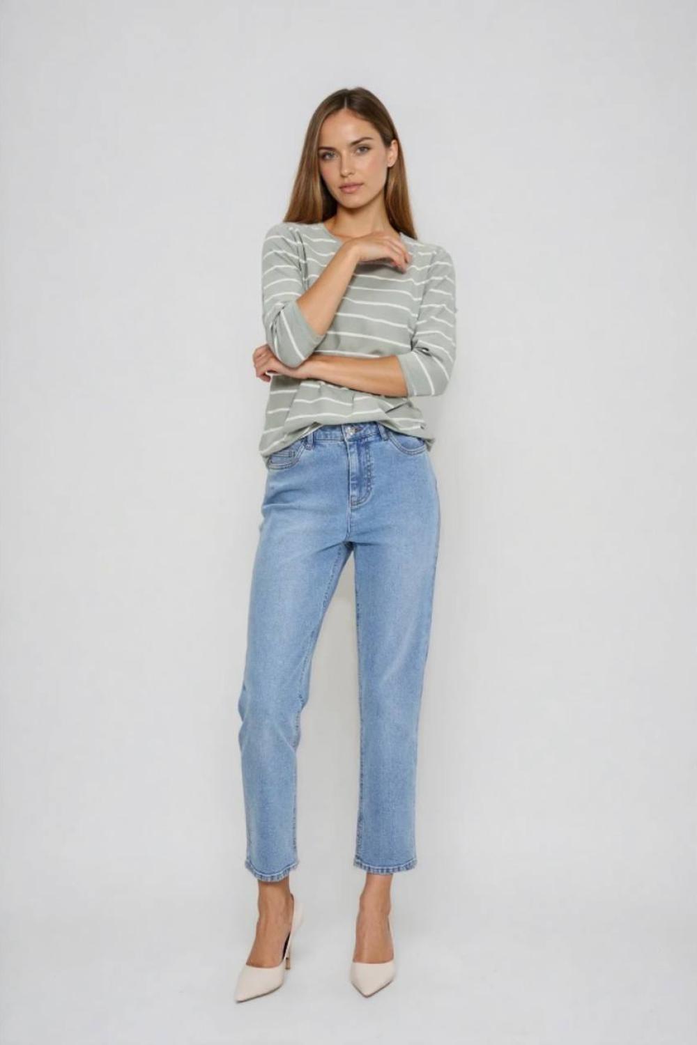 Джинси блакитні mom L-JE-4905-L-Realiz
