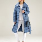 Women's jacket-transformer blue with length adjustment 76-9860 UNISONO
