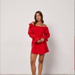 Червона міні-сукня 1448.3-red