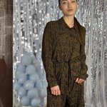 Сукня-сорочка міді леопардовий принт 20AH552. Франція. Yuka Paris