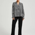 Black women's blouse