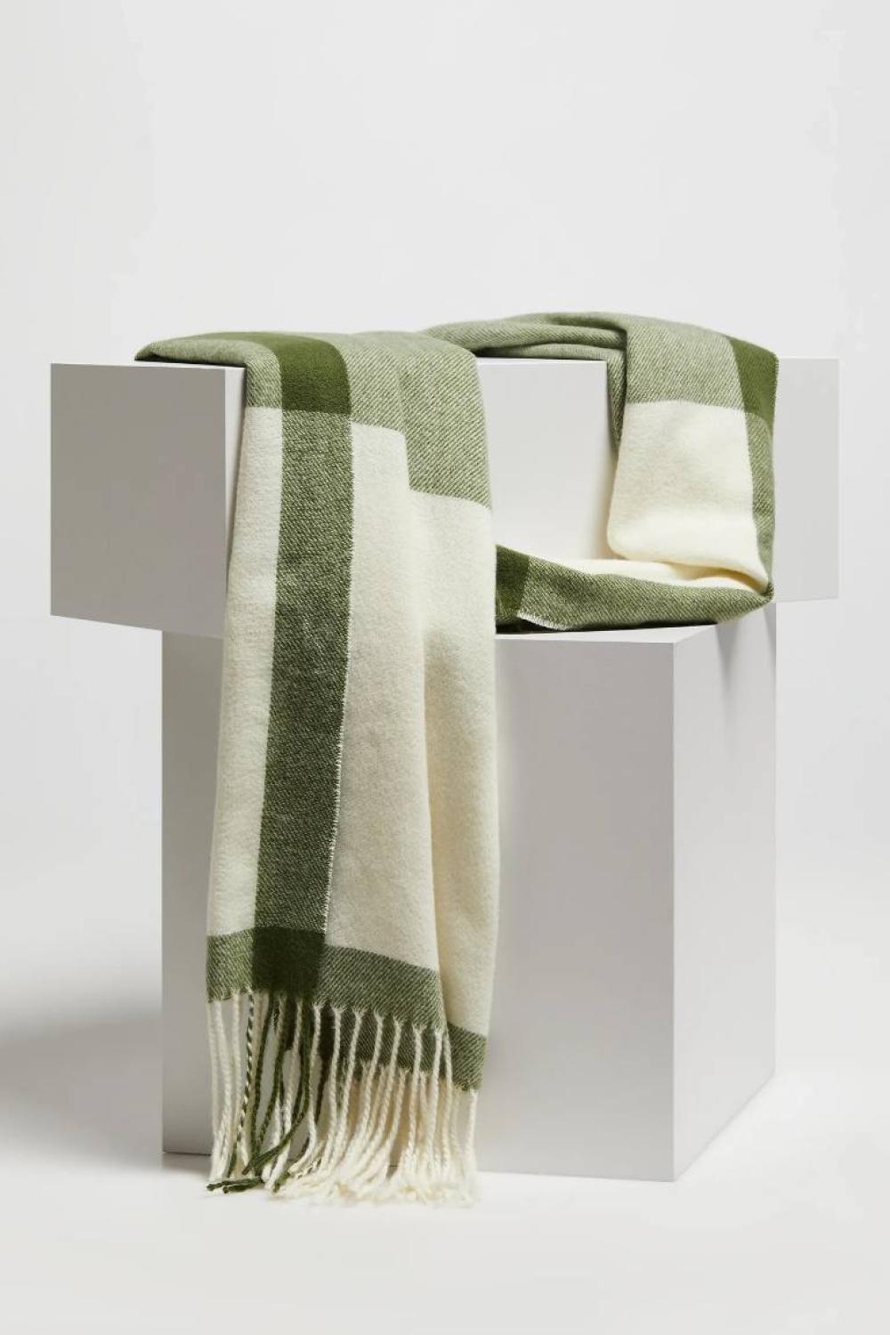 A olive scarf
