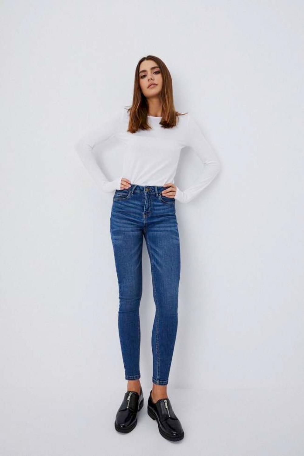 Blue skinny jeans Z-JE-3605 MOODO