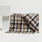 A checkered scarf