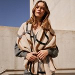 A beige scarf
