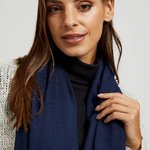 A navy scarf