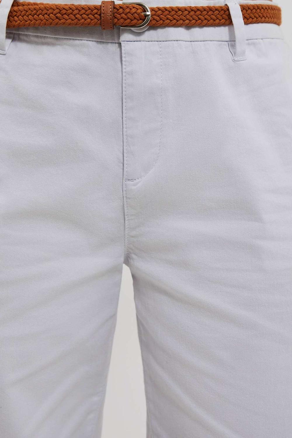 Shorts elongated white L-SH-4000 Moodo