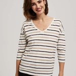 T-shirt with long sleeves in stripes Z-TS-4009 MOODO