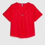 Red blouse