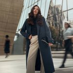 A grey coat
