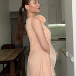 Сукня кортка персикова святкова peach_dress