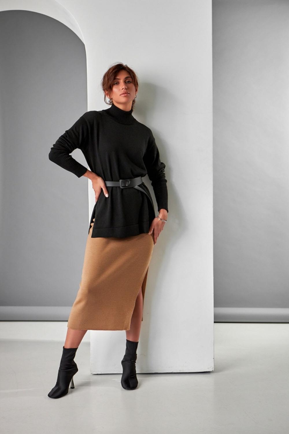 Jumper-golf women's elongated black 2706 BELLISE