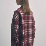 Stylish checkered shirt with patch pocket on the chest