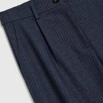Blue loose striped trousers Z-SP-4825-L-realise