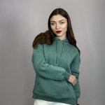 Худі тепле на флісі смарагдове SK3004 DIAS
