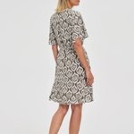 Mini olive summer dress