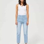 Jeans Mom Fit blue L-JE-3410 Moodo