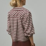 Cherry plaid shirt