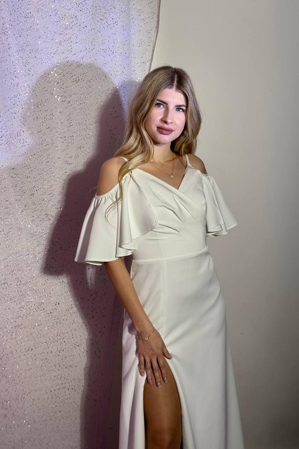 White festive dress