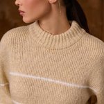 Women's warm ecru jumper