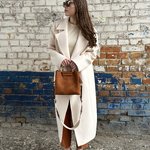 Сумка з еко-замші в кольорі кемел RHNXM29A