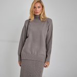 Golf jumper in taupe color 2528 BELLISE