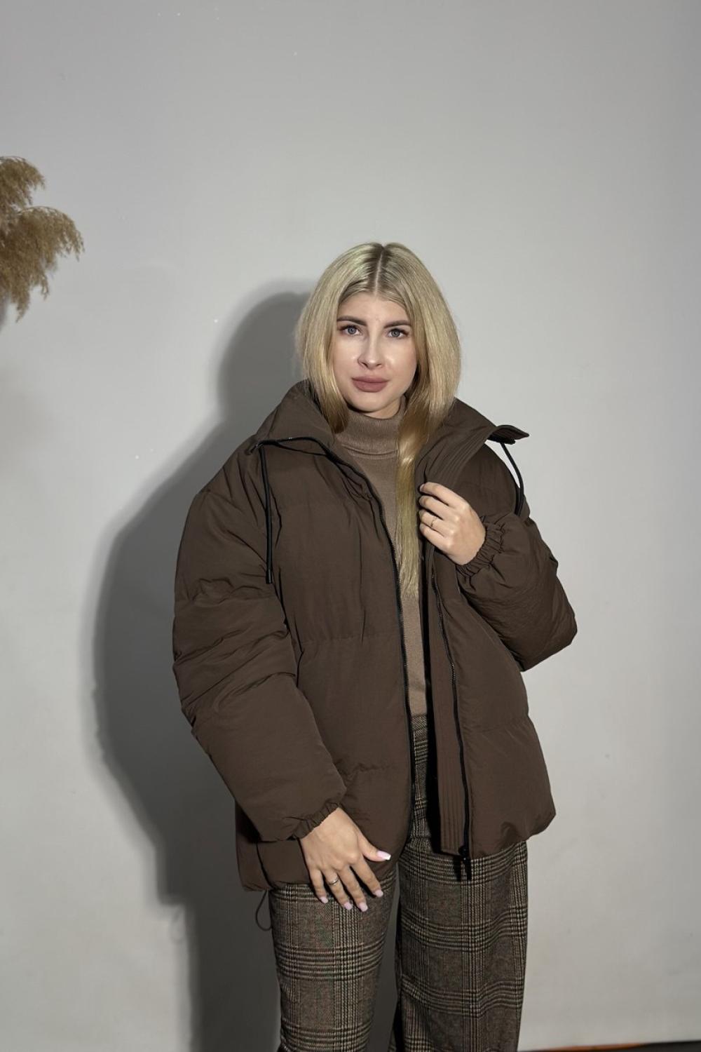Brown winter jacket