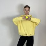 Худі жовте на флісі STIMMA