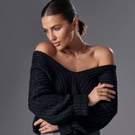 Women's voluminous jumper