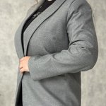 Grey jacket Plus Size
