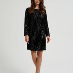 Black sequin mini dress Z-SU-4543-L-realiz