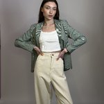 Класичний жакет зеленого кольору Yuka Paris