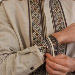 Embroidered men's shirt Yakiv