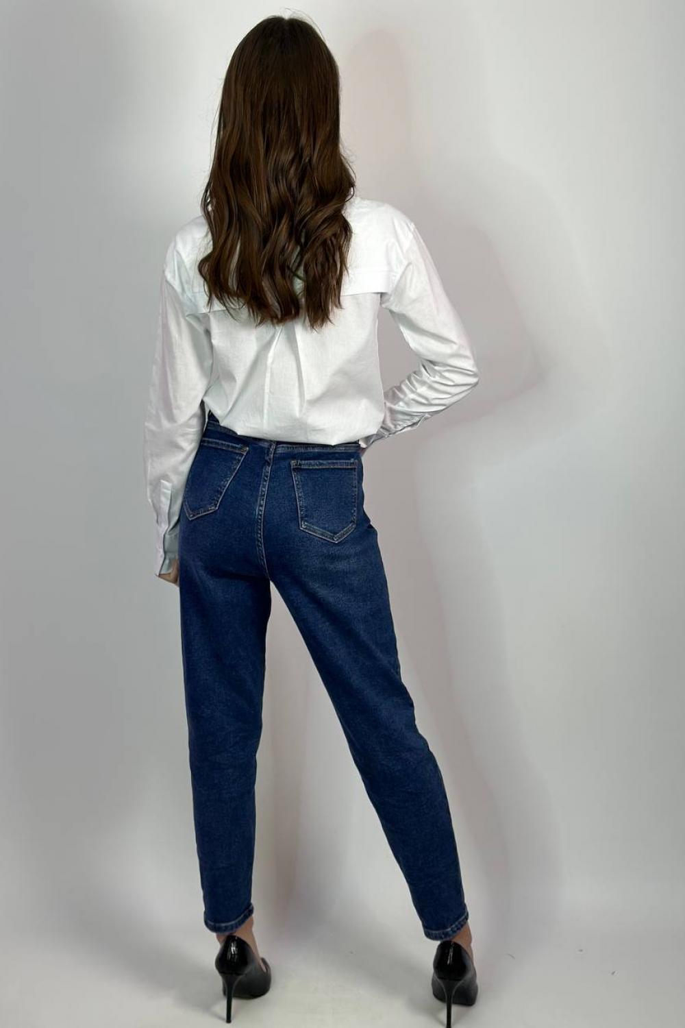 Джинси MOM Fit сині Z3380X Dicesil Denim